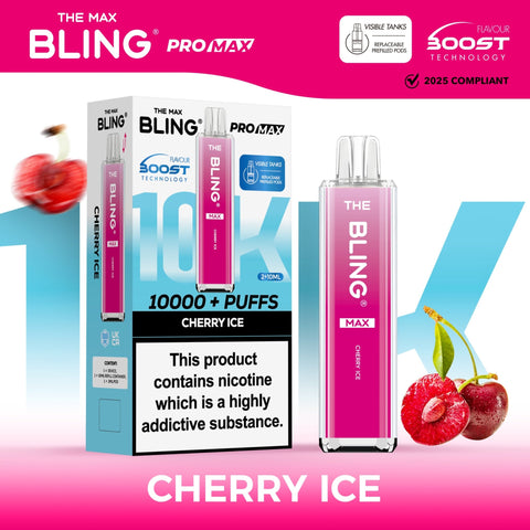 The Crystal Bling Max 10000 Prefilled Vape Pod Kit Box of 5 - Vapeshopdistro