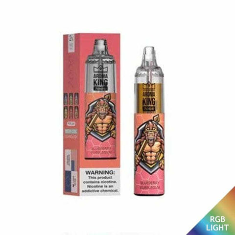 Aroma King 7000 (0mg) Disposable Vape Pod Box of 10-Blueberry Bubblegum-vapeukwholesale