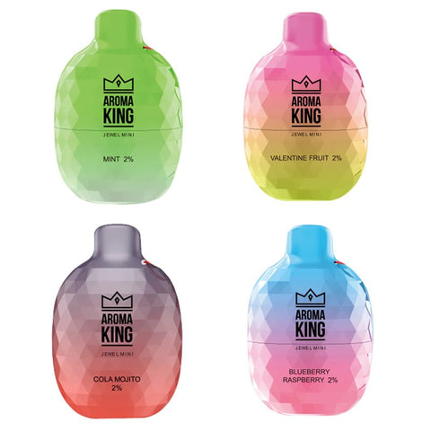 Aroma King Jewel Mini 600 Disposable Vape Pod Box of 10-Cola Mojito-vapeukwholesale