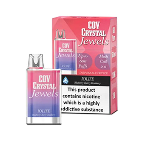 Cov Crystal Jewels 600 Disposable Vape Puff Pod Box of 10 - Vapeshopdistro