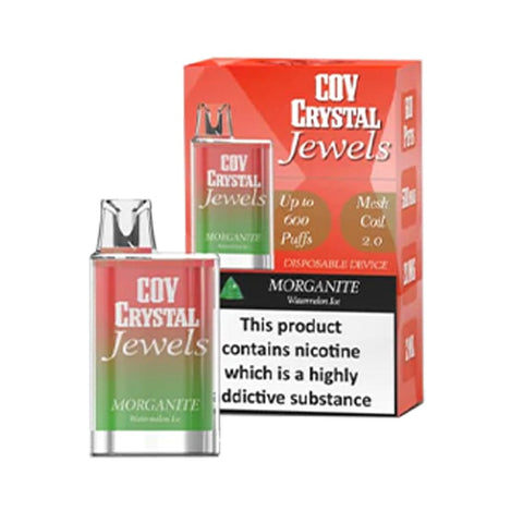 Cov Crystal Jewels 600 Disposable Vape Puff Pod Box of 10 - Vapeshopdistro