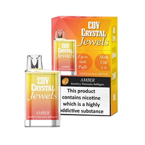 Cov Crystal Jewels 600 Disposable Vape Puff Pod Box of 10 - Vapeshopdistro