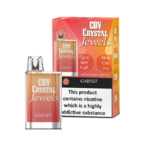 Cov Crystal Jewels 600 Disposable Vape Puff Pod Box of 10 - Vapeshopdistro