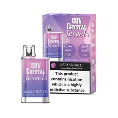 Cov Crystal Jewels 600 Disposable Vape Puff Pod Box of 10 - Vapeshopdistro