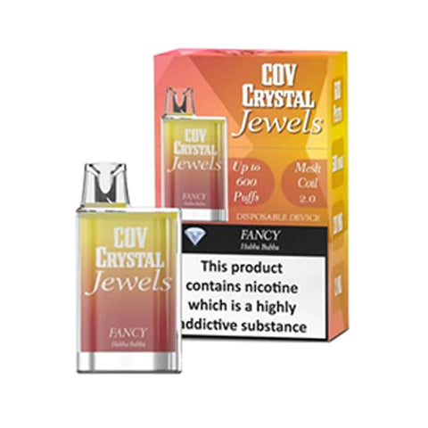 Cov Crystal Jewels 600 Disposable Vape Puff Pod Box of 10 - Vapeshopdistro