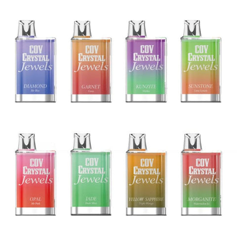 Cov Crystal Jewels 600 Disposable Vape Puff Pod Box of 10 - Vapeshopdistro