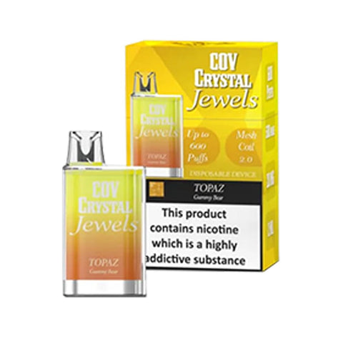 Cov Crystal Jewels 600 Disposable Vape Puff Pod Box of 10 - Vapeshopdistro