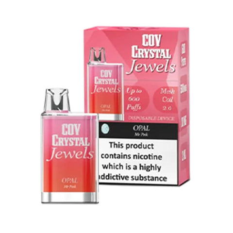 Cov Crystal Jewels 600 Disposable Vape Puff Pod Box of 10 - Vapeshopdistro