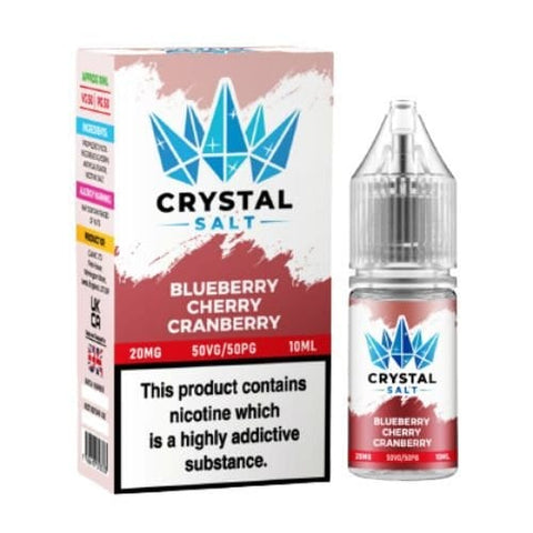 Crystal Nic Salts - 10ml E-liquids - Box of 5 - Vapeshopdistro