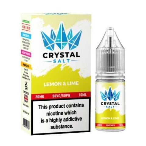 Crystal Nic Salts - 10ml E-liquids - Box of 5 - Vapeshopdistro