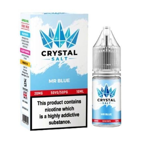 Crystal Nic Salts - 10ml E-liquids - Box of 5 - Vapeshopdistro