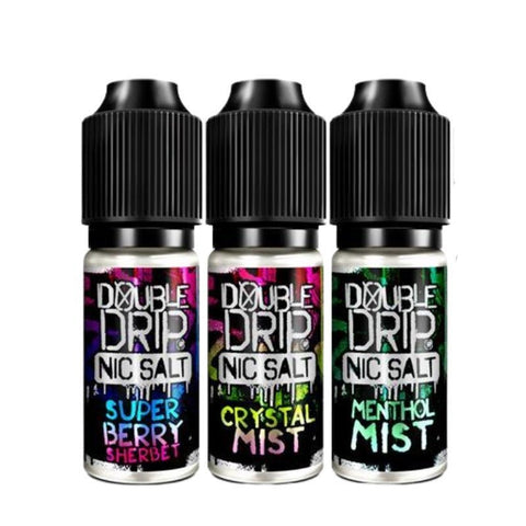 Double Drip 10ML Nic Salt (Pack of 10)-10mg-vapeukwholesale