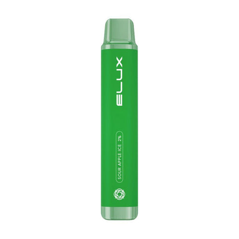 Elux Pro 600 Puffs Disposable Vape Pod Box of 10-Sour apple ice-vapeukwholesale