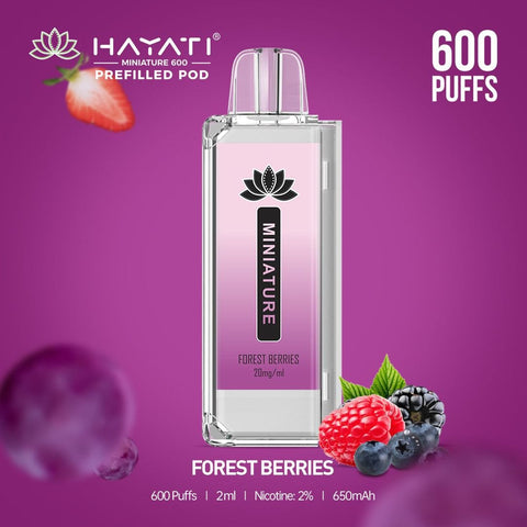 Hayati Miniature 600 Prefilled Replacement Pods - Box of 10 - Vapeshopdistro
