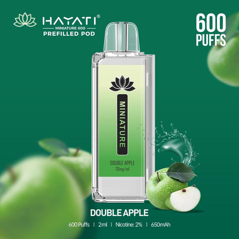 Hayati Miniature 600 Prefilled Replacement Pods - Box of 10 - Vapeshopdistro