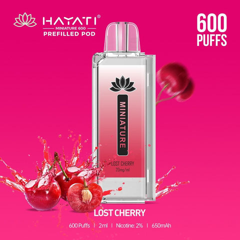 Hayati Miniature 600 Prefilled Replacement Pods - Box of 10 - Vapeshopdistro