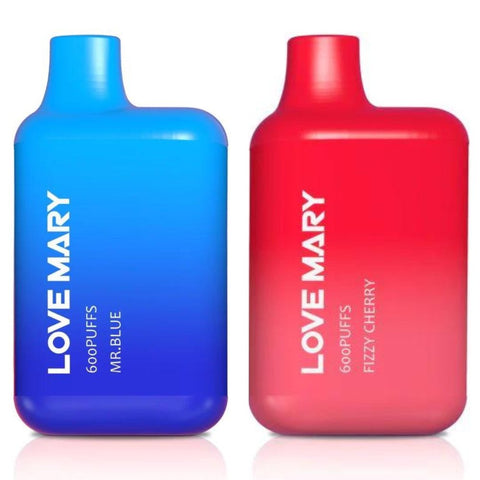 Love Mary 600 Disposable Vape Pod Box of 10-Blueberry Cherry Cranberry-vapeukwholesale