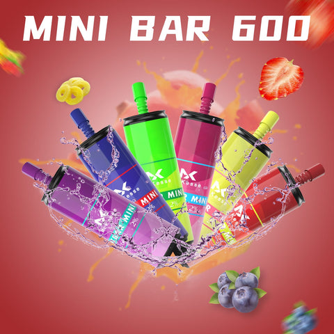 Mk Mini Bar 600 Disposable Vape Pod Box of 10 - Vapeshopdistro