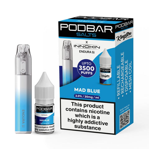 Podbar Salts + Innokin Endura S1 Pod Kit - Box of 5 - Vapeshopdistro