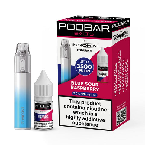 Podbar Salts + Innokin Endura S1 Pod Kit - Box of 5 - Vapeshopdistro