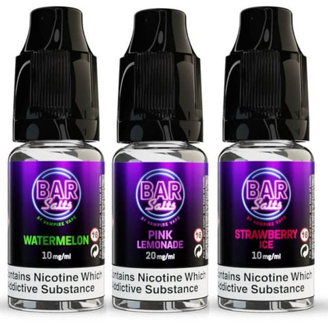 Vampire Vape Bar Salt 10ml E-liquid Nic Salts- Box of 10 - Vapeshopdistro