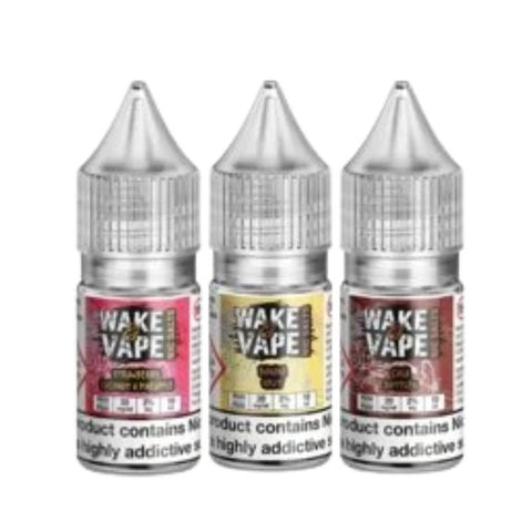 Wake & Vape 10ML Nic Salt (Pack of 10) - Vapeshopdistro